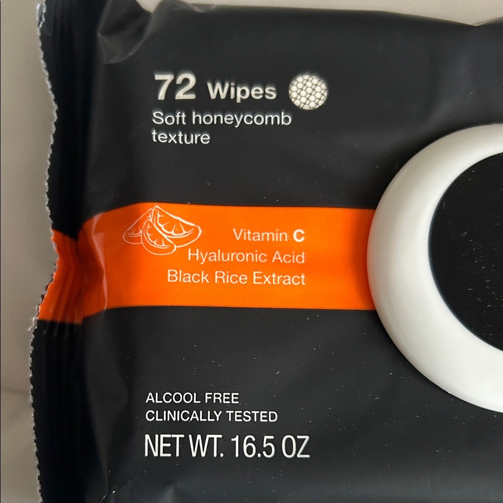 Perlier Black Rice Cleansing Wipes 72 count FACTORY SEALED - Picture 4 of 13